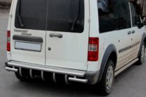 Ford Connect 2010-2013 Barra Trasera AK-design (Acero Inoxidable) foto 2