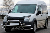 Ford Connect 2002–2006 Defensa Delantera con Doble Tubo WT004-Plus (Acero Inoxidable) foto 1