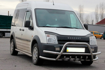 Ford Connect 2002–2006 Defensa Delantera con Doble Tubo WT004-Plus (Acero Inoxidable) foto 3