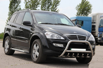 SsangYong Action 2005-2018 Defensa Delantera WT003 (Acero Inoxidable) foto 1