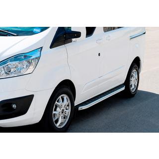 Estribos laterales Fullmond (2 uds., aluminio) Ford Custom 2013-2022 foto 1