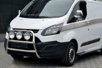 Ford Custom 2013-2022 Defensa Delantera WT022 (Acero Inoxidable) foto 3