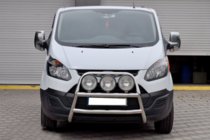Ford Custom 2013-2022 Defensa Delantera WT022 (Acero Inoxidable) foto 1