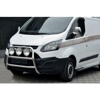 Defensa Delantera WT022 (Acero Inoxidable) Ford Custom 2013-2022 foto 3