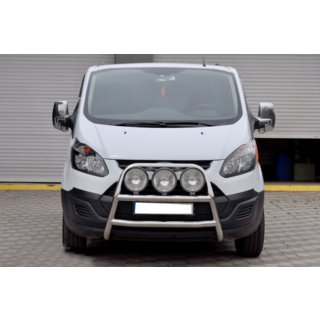 Defensa Delantera WT022 (Acero Inoxidable) Ford Custom 2013-2022 foto 1