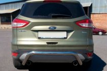 Ford Kuga/Escape 2013-2019 Barra Trasera AK007 (Acero Inoxidable) foto 6