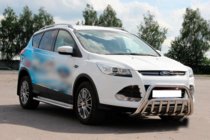 Ford Kuga/Escape 2013-2019 Defensa Delantera WT002 (Acero Inoxidable) foto 2