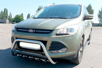Ford Kuga/Escape 2013-2019 Defensa Delantera WT004 (Acero Inoxidable) foto 3