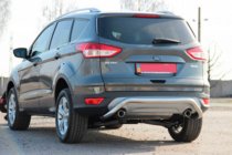 Ford Kuga 2008-2013 Barra Trasera AK007 (Acero Inoxidable) foto 3