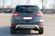 Ford Kuga 2008-2013 Barra Trasera AK007 (Acero Inoxidable) foto 4