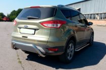 Ford Kuga 2008-2013 Barra Trasera AK007 (Acero Inoxidable) foto 6