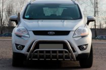 Ford Kuga 2008-2013 Defensa Delantera WT002 (Acero Inoxidable) foto 1