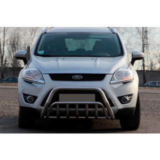 Defensa Delantera WT002 (Acero Inoxidable) Ford Kuga 2008-2013 foto 1