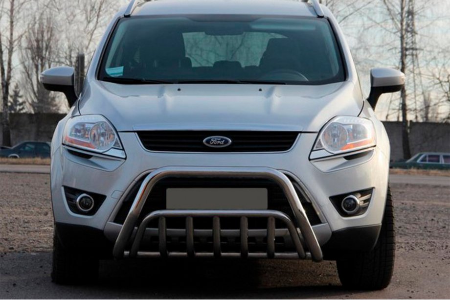 Ford Kuga 2008-2013 Defensa Delantera WT002 (Acero Inoxidable) Image