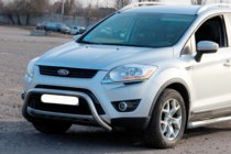 Ford Kuga 2008-2013 Defensa Delantera WT007 (Acero Inoxidable) foto 1
