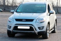 Ford Kuga 2008-2013 Defensa Delantera WT007 (Acero Inoxidable) foto 3