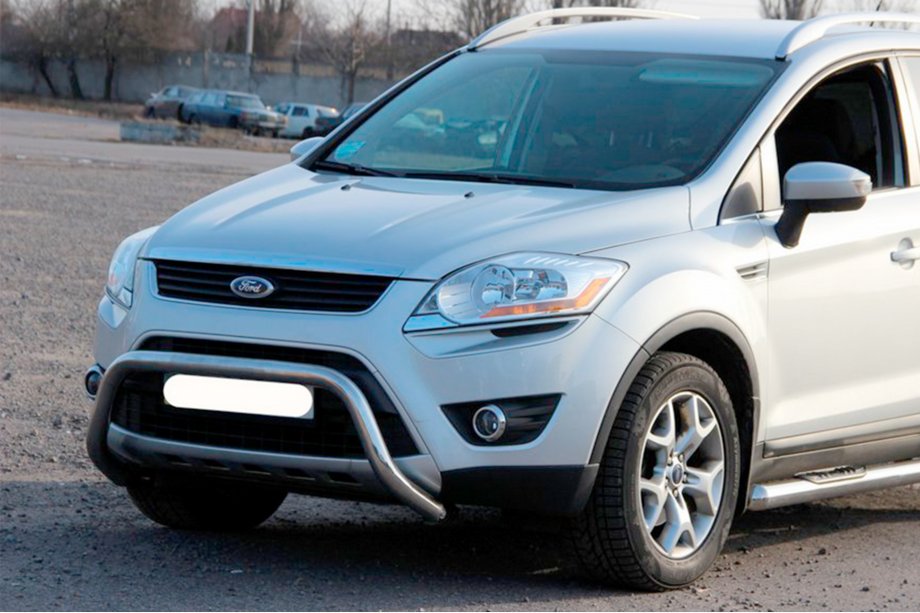 Ford Kuga 2008-2013 Defensa Delantera WT007 (Acero Inoxidable) Image