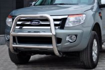Ford Ranger 2011–2022 Defensa Delantera WT018 (Acero Inoxidable) foto 3