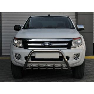 Defensa Delantera WT003 (Acero Inoxidable) Ford Ranger 2011–2022 foto 1