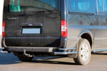 Ford Transit 2000–2014 Esquinas Traseras AK003-Double (Acero Inoxidable) foto 1