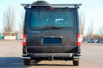 Ford Transit 2000–2014 Esquinas Traseras AK003-Double (Acero Inoxidable) foto 2