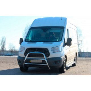 Defensa Delantera WT022 (Acero Inoxidable) Ford Transit 2014- foto 2