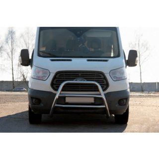 Defensa Delantera WT022 (Acero Inoxidable) Ford Transit 2014- foto 1