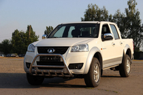 GreatWall Wingle 5 2006- Defensa Delantera WT003 (Acero Inoxidable) foto 4