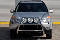 Honda CRV 2001-2006 Defensa Delantera WT018 (Acero Inoxidable) foto 1