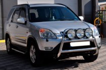 Honda CRV 2001-2006 Defensa Delantera WT018 (Acero Inoxidable) foto 2