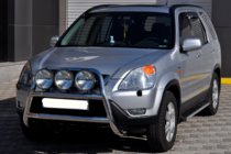 Honda CRV 2001-2006 Defensa Delantera WT018 (Acero Inoxidable) foto 3