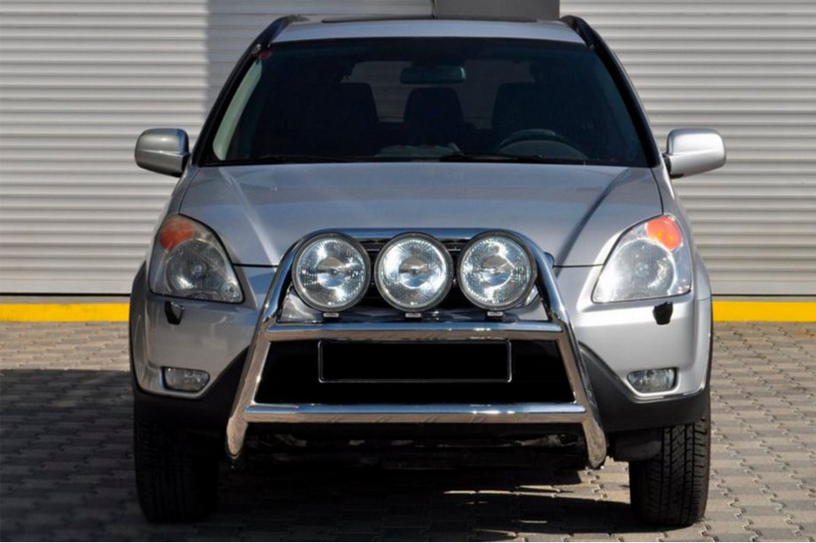 Honda CRV 2001-2006 Defensa Delantera WT018 (Acero Inoxidable) Image
