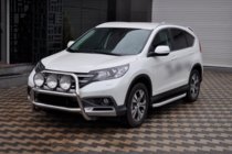 Honda CRV 2012-2016 Defensa Delantera WT018 (Acero Inoxidable) foto 3
