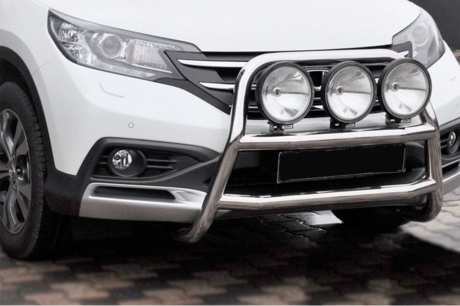 Honda CRV 2012-2016 Defensa Delantera WT018 (Acero Inoxidable) Image