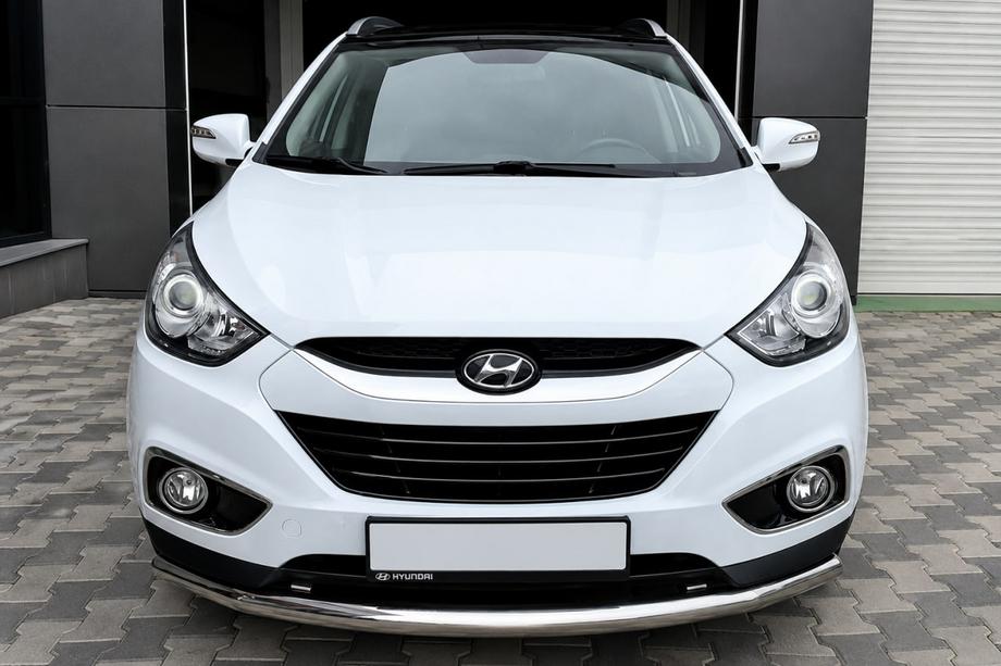Hyundai IX-35 2010-2015 Defensa Delantera ST008 (Acero Inoxidable) Image