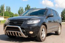 Hyundai Santa Fe 2 2006-2012 Defensa Delantera WT002 (Acero Inoxidable) foto 2