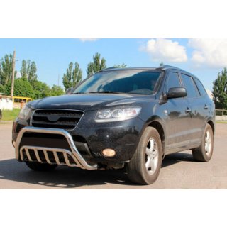 Defensa Delantera WT002 (Acero Inoxidable) Hyundai Santa Fe 2 2006-2012 foto 2