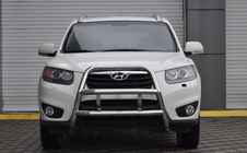 Hyundai Santa Fe 2 2006-2012 Defensa Delantera WT018 (Acero Inoxidable) foto 2