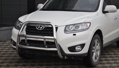 Hyundai Santa Fe 2 2006-2012 Defensa Delantera WT018 (Acero Inoxidable) foto 3