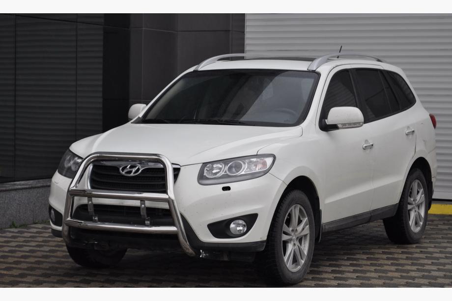 Hyundai Santa Fe 2 2006-2012 Defensa Delantera WT018 (Acero Inoxidable) Image
