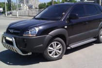 Hyundai Tucson JM 2004- Defensa Delantera WT002 (Acero Inoxidable) foto 3