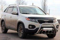 Kia Sorento II XM 2009-2014 Defensa Delantera WT002/2 (Acero Inoxidable) foto 3
