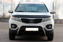 Kia Sorento II XM 2009-2014 Defensa Delantera WT007 (Acero Inoxidable) foto 2
