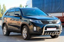 Kia Sorento II XM 2009-2014 Defensa Delantera WT021 (Acero Inoxidable) foto 3