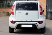 Kia Soul I 2008-2013 Barra Trasera AK002 (Acero Inoxidable) foto 2