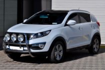 Kia Sportage 2010-2015 Defensa Delantera WT018 (Acero Inoxidable) foto 3