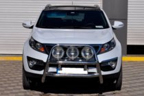 Kia Sportage 2010-2015 Defensa Delantera WT018 (Acero Inoxidable) foto 2