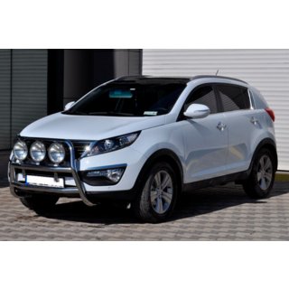 Defensa Delantera WT018 (Acero Inoxidable) Kia Sportage 2010-2015 foto 3