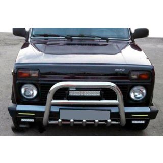 Defensa Delantera QT006 (Acero Inoxidable) foto 1
