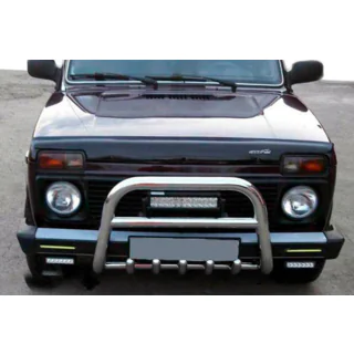 Defensa Delantera QT006 (Acero Inoxidable)
